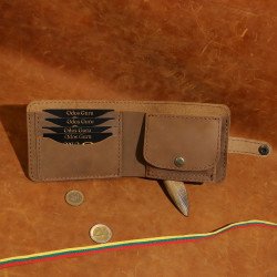 Lietuviška vyriška odinė piniginė su Vyčiu