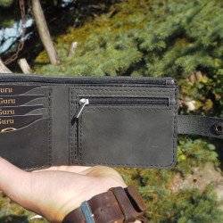 Lietuviška vyriška odinė piniginė su Vyčiu