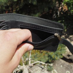 Lietuviška vyriška odinė piniginė su Vyčiu