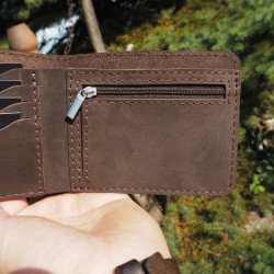 Lietuviška vyriška odinė piniginė su Vyčiu