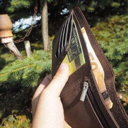 Lietuviška vyriška odinė piniginė su Vyčiu