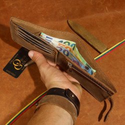 Lietuviška vyriška odinė piniginė su Vyčiu