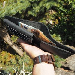 Lietuviška vyriška odinė piniginė su Vyčiu