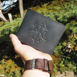 Lietuviška vyriška odinė piniginė su Vyčiu