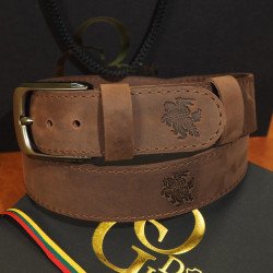Vytis, Lietuviški rankų darbo vyriški odiniai diržai su Vyčiu, Odos Guru vyriškas odinis diržas, Ilgi odiniai diržai